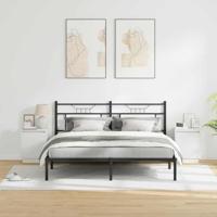 Nachtkastje met 2 pcs Wit 39 x 34.5 x 50 cm Bewerkt hout - thumbnail