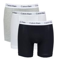 Calvin Klein 3-Pack Heren Boxershorts - Boxer Brief Black - Katoenen mannen boxers - Lange pijpjes - Calvin Klein underwear - S - Wit - Onderbroek - thumbnail