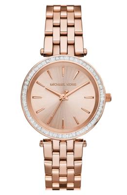 Michael Kors Dames Darci Rosegoudkleurig horloge MK3366