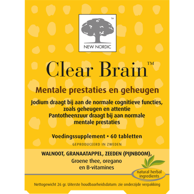 New Nordic Clear Brain Tabletten