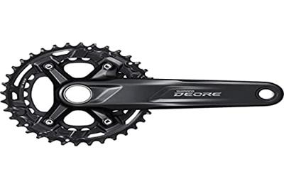 SHIMANO crankstel "deore fc-m4100" crankset shim.deore 36/26 teeth 170mm