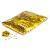 MagicFX Pixie Dust confetti 6x6mm goud - thumbnail