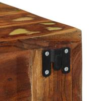 Tv-meubel wandmontage 40x30x19 cm massief gerecycled hout - thumbnail