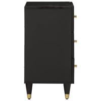 Nachtkastje 50x33x60 cm massief mangohout - thumbnail