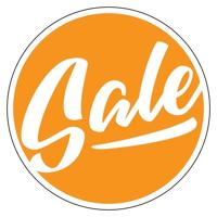 Pictogram Sale - oranje diameter 31,5cm - thumbnail