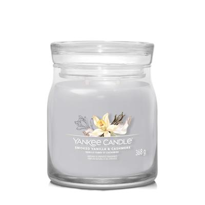 Yankee Candle smoked vanilla & cashmere signature medium jar