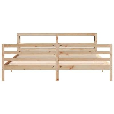 Bedframe zonder matras massief grenenhout 200x200 cm Bedframe zonder matras massief grenenhout 200x200 cm