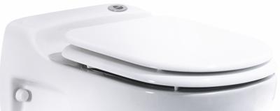 Sanibroyeur Sanicompact star closetzitting met deksel Wit