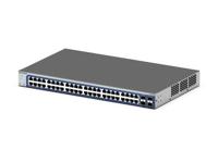 NETGEAR 48-poorts Gigabit Ethernet Smart Switch (GS748T): Managed, optioneel met 1 jaar Insight Cloud Management, met 2 1G SFP en 2 1G combo, desktop- of rekmontage - thumbnail