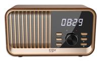 Draagbare FM-radio - CVG - BeBop FM - Bluetooth - Ingebouwde batterij - Hout - thumbnail