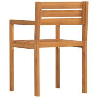 Tuinstoelen 2 st 50x53x80 cm massief acaciahout - thumbnail