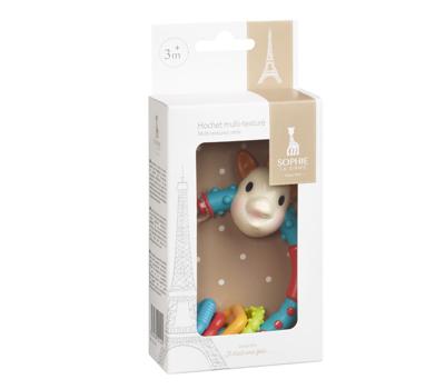 Rammelaar - Sophie de Giraffe - Met verschillende texturen - Geluidskralen - Vormen om mee te spelen Rammelaar - Sophie de Giraffe - Met verschillende texturen - Geluidskralen - Vormen om mee te spelen