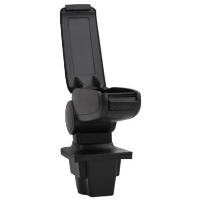 VidaXL Armsteun 16x35x(30-49) cm abs zwart