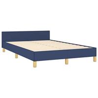 Bedframe zonder matras 120x190 cm stof blauw - thumbnail
