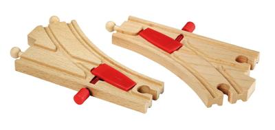 BRIO World Mechanische spoorwissels