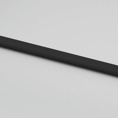Schuifdeur met beslagset 90x205 cm ESG glas zwart