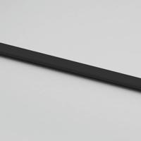 Schuifdeur met beslagset 90x205 cm ESG glas zwart - thumbnail