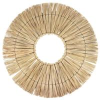 Wanddecoratie Boho riet naturel 58 cm | 10 stuks - thumbnail