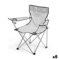 Visstoel Gift Decor Grijs 79 x 47 x 79 cm (8 Stuks) - thumbnail