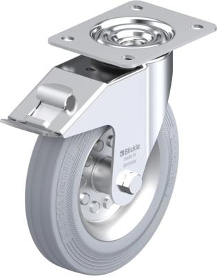 Blickle LE-VE 200R-FI-SG Zwenkwiel met rem Wieldiameter: 200 mm Draagvermogen (max.): 205 kg 1 stuk(s)