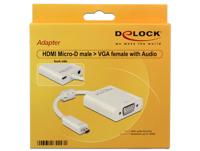 DeLOCK micro-HDMI naar VGA adapter - thumbnail
