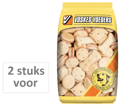 2 stuks! hondenvoer merg gold 5 mix - Voskes