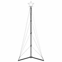 VidaXL Led-kerstboom 363 leds kleurrijk 182 cm - thumbnail