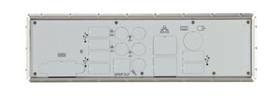 Supermicro MCP-260-00045-1N computervak I/O-schild houder - vakken voor computer (houder, I/O-schild, metaal, metaal, 1U, X10DAC, X10DAi, X10DAX)