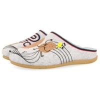 Hot potatoes Pantoffels Lingenar 64655 Grijs-32 maat 32 - thumbnail