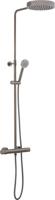 Ben Engraved Cross regendoucheset Ø25cm gunmetal pvd-coating - thumbnail