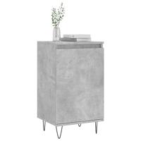 Dressoirs 2 st 40x35x70 cm bewerkt hout betongrijs - thumbnail