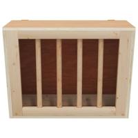 Hooiruif voor konijnen 25x18,5x20,5 cm massief vurenhout - thumbnail