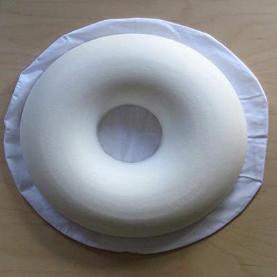 Drukontlastings- ring kussen | Traagschuim | Buitendiameter: 42 cm | Diameter opening: 8 cm | Donutkussen | Wasbare hoes