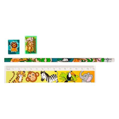 LG-Imports Schrijfset wilde dieren