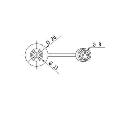 Picotronic Lasermodule Lijn Groen 10 mW LD532-10-24(20x80)-C500