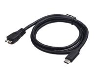 Gembird CCP-USB3-MBMCM-1M 1m USB C Micro-USB B Zwart USB-kabel - thumbnail