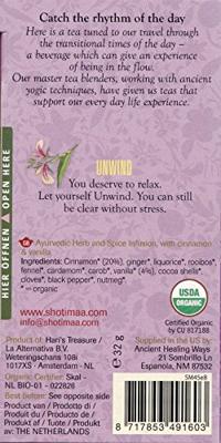 Shoti Maa Unwind Vanilla Chai Thee Zakjes 16st Shoti Maa Unwind Vanilla Chai Thee Zakjes 16st