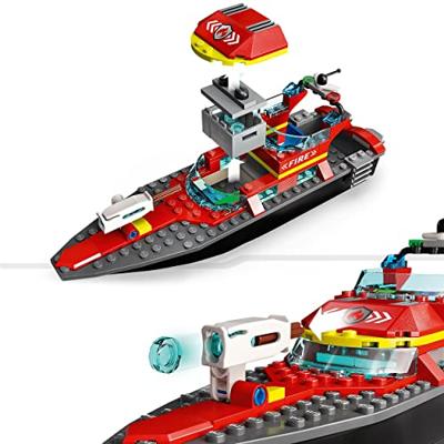 LEGO CITY reddingsboot brand 60373