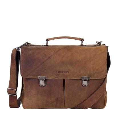 DSTRCT Wall Street Workingbag 15,6 inch-Brown