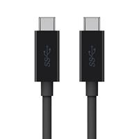 Belkin F2CU049bt2M-BLK 2 m USB-C naar USB-C monitorkabel - zwart - thumbnail