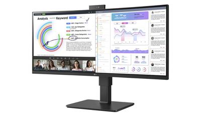 LG Electronics 34BQ77QC-B UltraWide™ LED-monitor Energielabel G (A - G) 86.4 cm (34 inch) 3440 x 1440 Pixel 21:9 5 ms HDMI, DisplayPort, USB-C, RJ45, USB-A 3.2