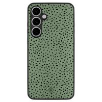 Samsung Galaxy S24 FE hoesje - Green confetti - thumbnail