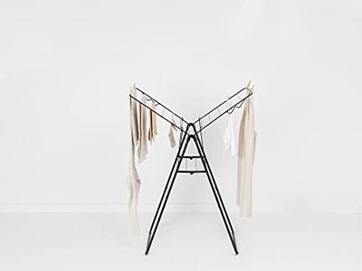 Brabantia hangon droogrek 15 meter matt black - thumbnail