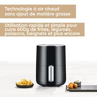 Severin FR 2455 Friteuse met weinig vet 1,8 l Enkel Zwart, Zilver Vrijstaand 900 W - thumbnail