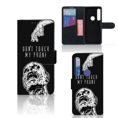 Portemonnee Hoesje Motorola Moto G8 Plus Zombie Portemonnee Hoesje Motorola Moto G8 Plus Zombie