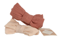 Bachca Paris Gauze Knot Elastic Bows Set 2 stuk Haar Accessoires 2 pc - thumbnail
