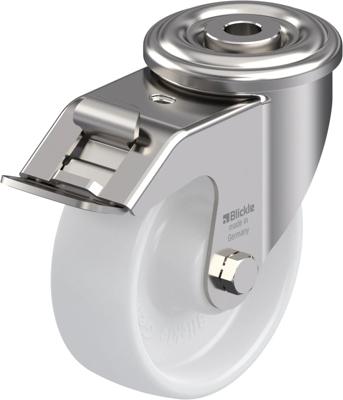 Blickle LEXR-PO 100XR-FI Zwenkwiel met rem Wieldiameter: 100 mm Draagvermogen (max.): 150 kg 1 stuk(s)