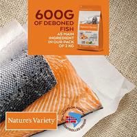 Natures Variety selected adult medium norwegian salmon - thumbnail