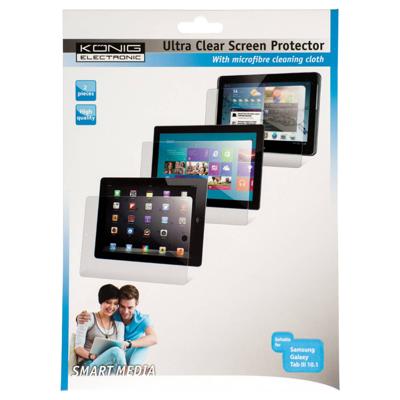 König CS10GALT3S100 Ultra Clear Screenprotector voor Samsung Galaxy Tab 3 10.1”