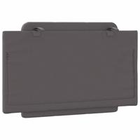 Hoofdbordkussen 80 cm kunstleer grijs - thumbnail